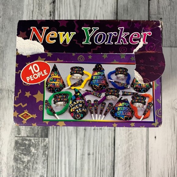 Vintage New in Box New Yorker New Years Eve Party Kit - Picture 6 of 7
